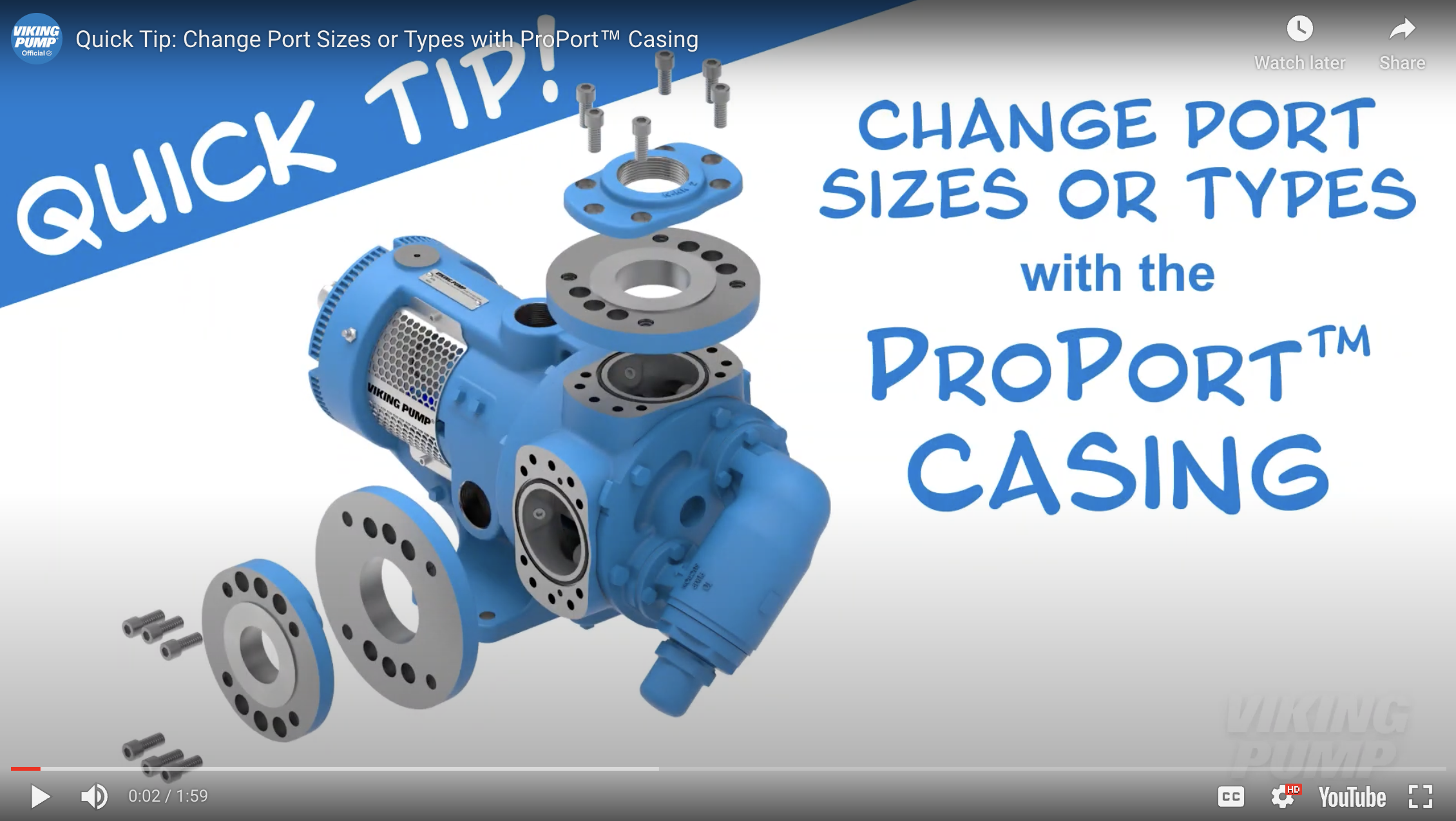 How To Change Port Sizes or Types with ProPort™ Casing